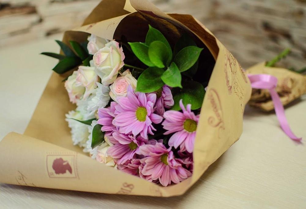 Букет цветов из: Розы и Хризантемы в Судже