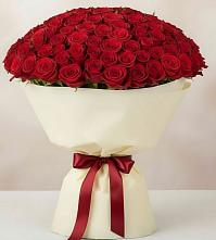 Букет 101 Красная роза Милано в Судже