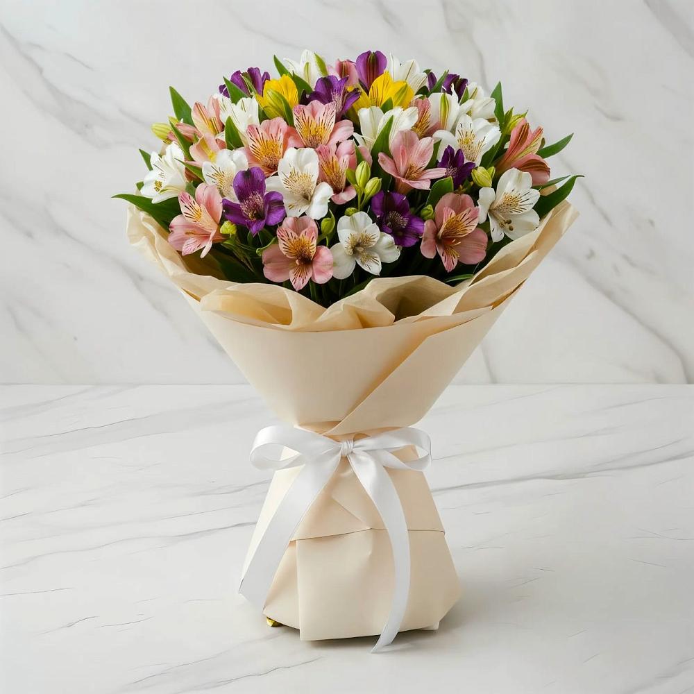 Букет цветов из: Альстромерии в Судже