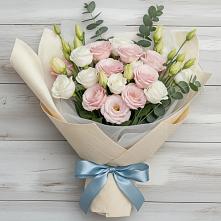 Букет цветов из:  Лизиантусы в Судже