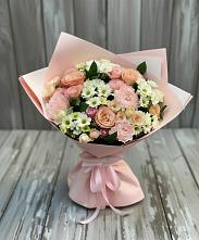 Букет цветов из:  Гвоздики, Розы и Хризантемы в Судже