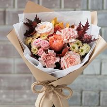Букет цветов из:  Гвоздики, Хризантемы и Розы в Судже