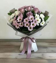 Букет цветов из:  Хризантемы и Розы в Судже
