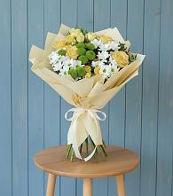 Букет цветов из:  Хризантемы и Розы в Судже