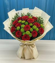 Букет цветов из:  Розы и Хризантемы в Судже