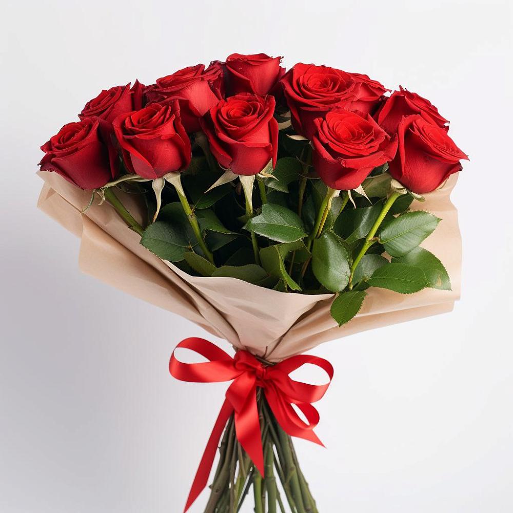 Букет 11 Красных роз Эдлесс Лав в Судже