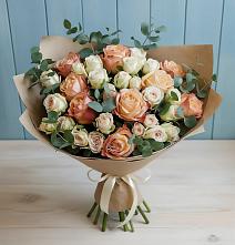Букет цветов из:  Альстромерии и Розы в Судже