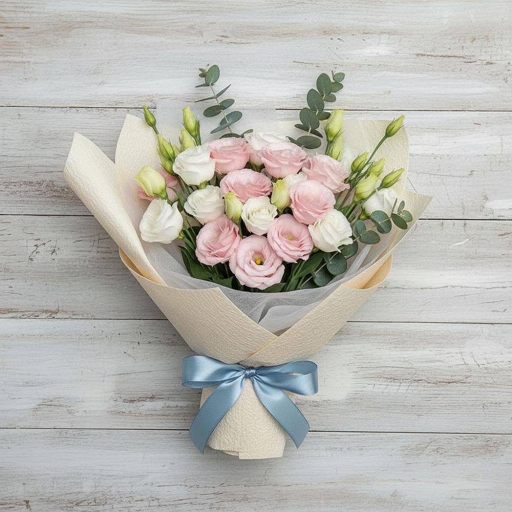 Букет цветов из: Лизиантусы в Судже